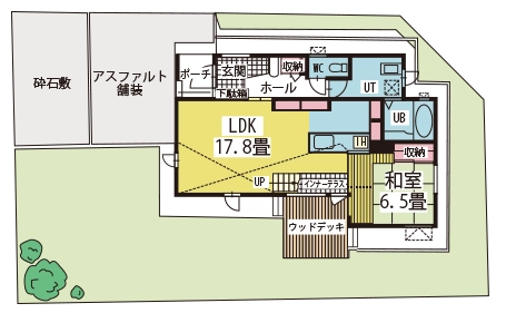 間取り図 1F